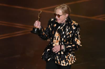 Weapons star Amy Madigan thanks ‘beloved’ husband Ed Harris as she wins Oscar