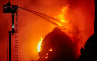 Firefighters tackle 'Blitz-like' inferno in Glasgow city centre 