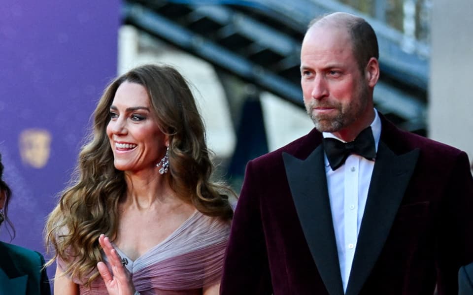 princess of wales prince william baftas 2026
