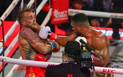 Paul spits blood and reveals major injury after brutal Joshua knockout