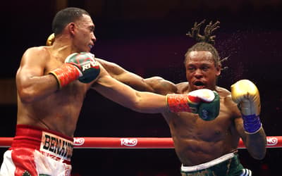 Benavidez pummels brave and bloodied Yarde in one-sided title fight